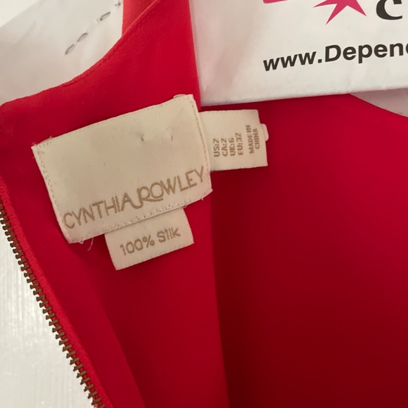 EUC silk sleeveless layered dress - Picture 4 of 4